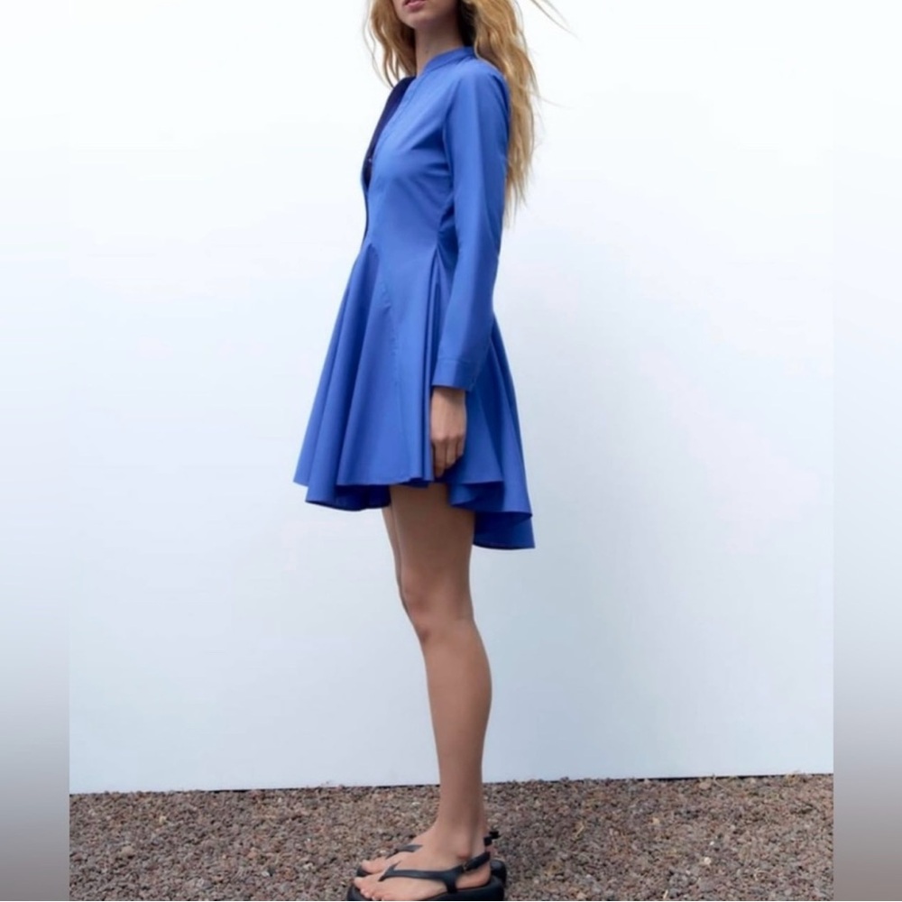 ZARA POPLIN DRESS - Picture 3 of 6